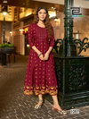 Zudio By Blue Hills Rayon Embroidery Anarkali Kurti Suppliers In India
